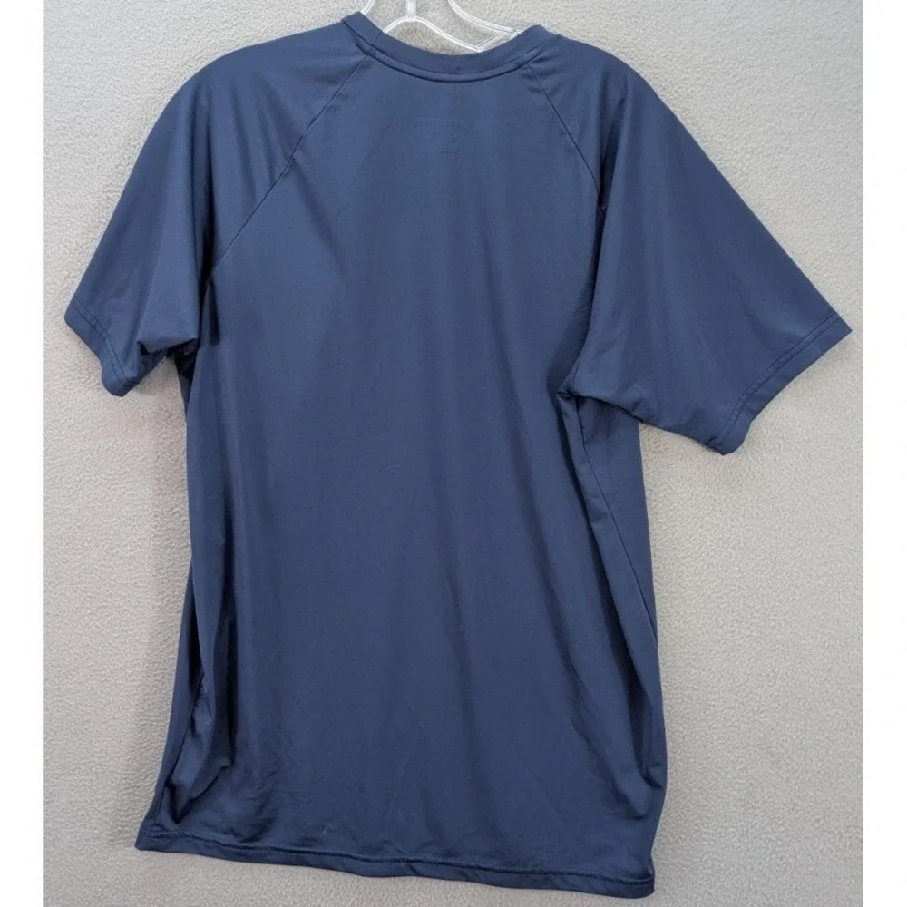 Nike Swim Dri-Fit T-Shirt Men's M‎ Blue Short Sleeve Active Hydroguard Athletic
